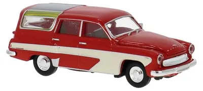 Produktbild von Brekina 27120 - 1/87 Wartburg 311 Camping, rot/weiss, 1959 - Neu