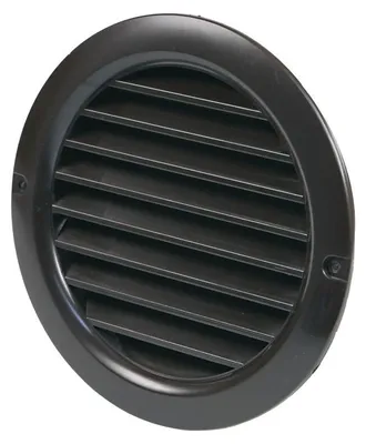 Produktbild von Europart 10020014 UNIVERSAL Lüftungsgitter Aussengitter Abluftgitter mit Fliegengitter Netz Braun 100mm Rund Anschluss Abluft Rohr für Dunstabzugshaube Klimagerät Trockner
