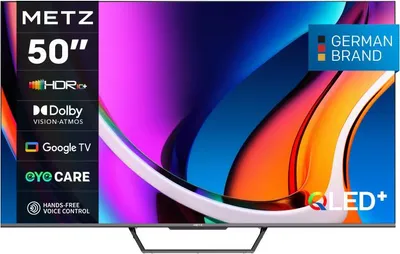 Obrázok produktu pre TV METZ modrý 50MQD7500Z, 50", 126 cm, 3840x2160 4K UHD, QLED/Direct LED, Wi-Fi, Dolby Vision™, Dolby Atmos®, čierny