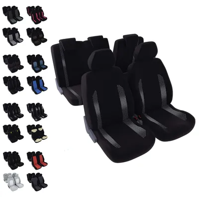Imagen del producto de Fundas para asientos de coche para vehículos de 5 plazas, con tejido de jacquard