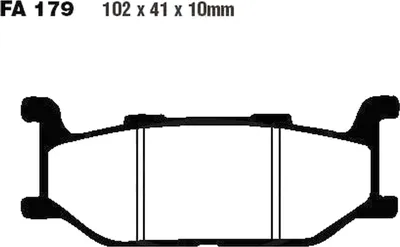 Produktbild von Bremsbeläge Vorderrad für Yamaha XJ 900 S Diversion Baujahr 1995-2003 Bremsklotz von EBC - Neu
