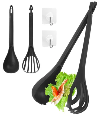 Productafbeelding van Multifunctionele voedselclips voor keuken, 6-delig set in zwart