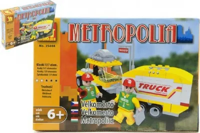 Obrázek produktu pro Stavebnice Auto + Vozík 25404 137ks