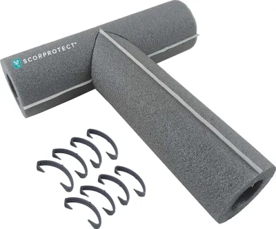 Produktbild von PE Rohrisolierung T-Stück hellgrau selbstklebend + 8 Clipse : 28 x 13 mm Rohr x Isolierstärke: 28 x 13 mm