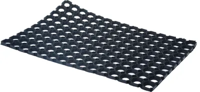 Produktbild von Aqbau® Ringgummimatte Gummimatte Wabenmatte Fußabtreter Fußmatte Bodenmatte 75 x 100cm