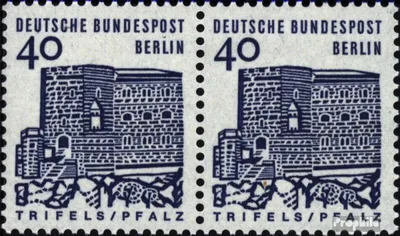 Produktbild von Briefmarken Berlin (West) 1964 Mi 245wP waagerechtes Paar postfrisch Bauwerke