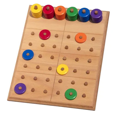 Zdjęcie produktu dla Drewniana gra edukacyjna Bi-Ba-Butze „Farbsudoku”