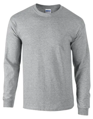 Image de Gildan - T-shirt pour hommes/femmes unie à manches longues FK2677 (XL) (gris)