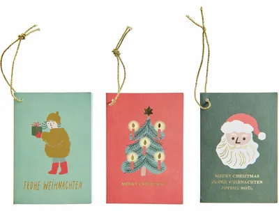 Produktbild von Kärtchenanhänger Weihnachtsmarkt