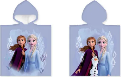 Produktbild von Disney Eiskönigin Strandtuch Poncho 50x100 cm