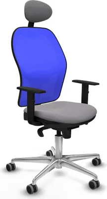 Obrázek produktu pro Kancelářská židle s opěrkou hlavy Jorquera Piqueras y Crespo 1D086G1 Grey