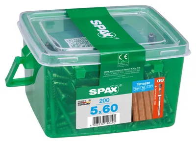 Produktbild von Spax Terrassenschrauben 5.0 x 60 mm TX 25 Zylinderkopf - 200 Stk.
