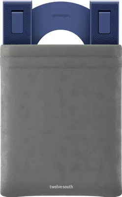 Imagen del producto de Twelve South, soporte de mesa plegable y ajustable Curve Mini Coastal para tablet/iPad, color azul