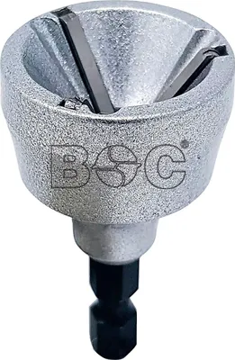 Zdjęcie produktu dla Zewnętrzny gratownik Bohrcraft 1/4" do śrub/prętów gwintowanych/śrub kół 3-19 mm HSS