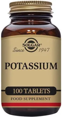 Produktbild von Kalium (Gluconat) Solgar (100 Tabletten)