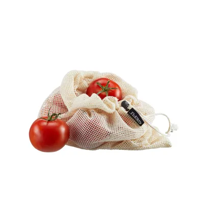 Produktbild von GEFU 127-16 Obst-/Gemüsenetz AWARE Größe M, weiß, 3-teilig (1 Set)