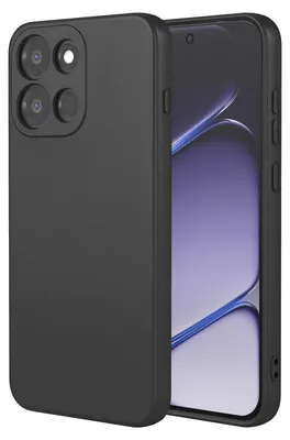 Zdjęcie produktu dla Avizar, silikonowe etui do telefonu OnePlus Nord 6, miękka w dotyku, odporne na wstrząsy, kolor: czarny