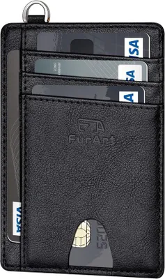 Productafbeelding van Creditcardhouder portemonnee S - slank RFID-blokkerend - minimalistisch design - veilig en stijlvol - ShopVlot