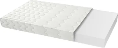 Produktbild von Best for You Schaumstoffmatratze mit  Easy Active Matratze Kinderbettmatratze von 60x120x10 cm bis 200x200x10 cm mit Reißverschluss 90x160