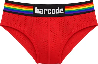 Image de Barcode Berlin - Sous-vêtement Slips Hommes - Pride Brief Red - 1x Taille XL