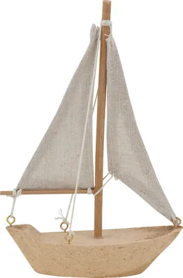Produktbild von VBS Holz-Segelboot "Bao", H 16,5 x L 11 cm