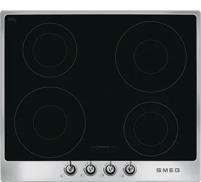 Produktbild von Smeg Si964xm 60 Cm Induktionskochfeld 4 Brennern Schwarz Schwarz One Size
