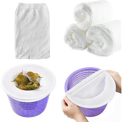 Produktbild von 30 Stš¹ck Pool Skimmer Socken šC Feine Netzfilter fš¹r Skimmerkorb šC Einweg & Wiederverwendbar Pool Filter Socks fš¹r Bl?tter, Haare, Insekten & Schmutz šC Passend fš¹r die meisten Pools & Whirlpools