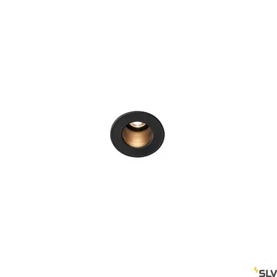Immagine prodotto di Horn Mini LED plafone da incasso rotondo Ø4,5 cm nero 3000K, 12°
