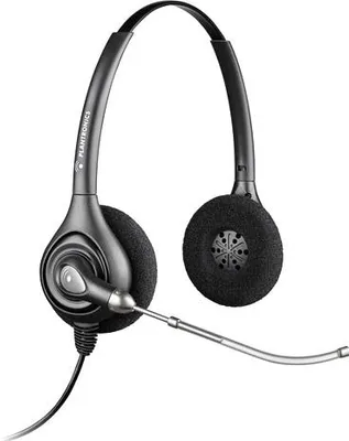 Produktbild von Plantronics Poly Headset SupraPlus H261H, 87129-02, binaural Wideband, kabelgebunden (87129-02)