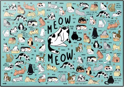 Obrázek produktu pro Kočka - Podložka na stůl - Meow Meaw