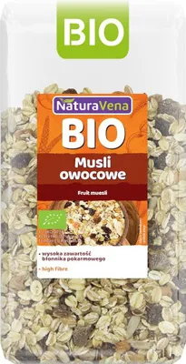 MUSLI OWOCOWE BIO 300 g - NATURAVENA