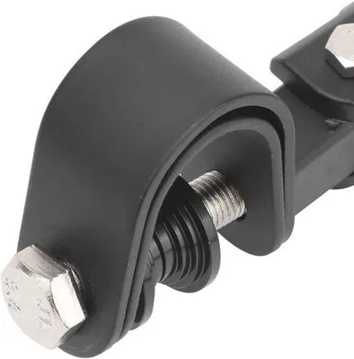 Productafbeelding van Motorvoetsteunen, 1 Paar Motorfietsklem Voetsteunbevestiging voor 1 Inch Motorbeugelbeschermer Geschikt voor (zwart)