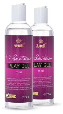Vibratissimo Vibratissimo Play Gel Med 2x250 ml | Dermocompatibile | Gel – immagine 1