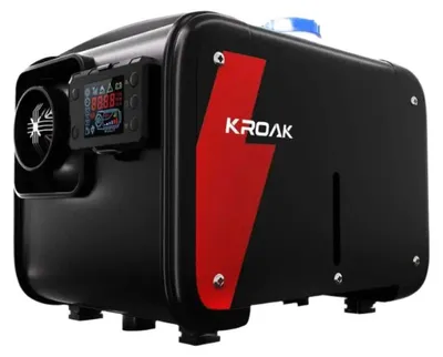 Obrázek produktu pro Dieselový topný panel - 5-8 kW - 12V, 24V, 240V - S LCD displejem - S dálkovým ovládáním - Parkovací topení