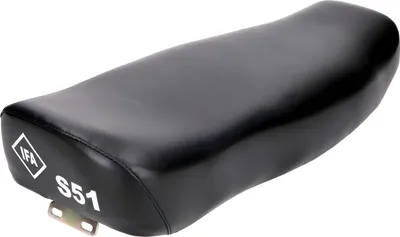 Produktbild von Sitzbank komplett, glatt, schwarz passend für Simson S51, S50