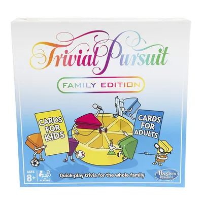 Produktbild von Hasbro Brettspiel Trivial Pursuit Family Edition - Quizspiel für Familien