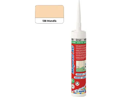 Obrázok produktu pre MAPEI® MAPESIL AC 1-komponentný silikón na tesnenie spojov 138 mandlí 310 ml na tesnenie s BioBlock® ANTICLE MOLD