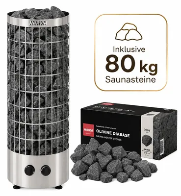 Zdjęcie produktu dla Piec do sauny Harvia Cilindro Pc70 6,8 Kw Z jednostką sterującą W zestawie kamienie do sauny 80kg