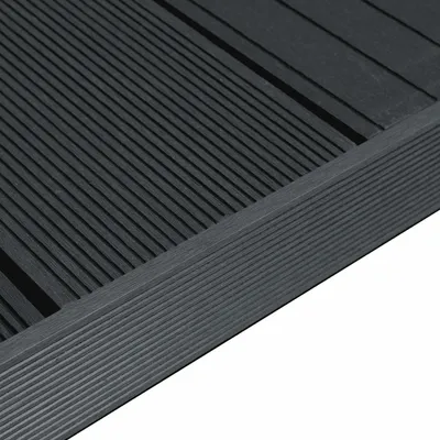 Produktbild von MUSTER WPC Abschlussleiste Flachleiste Terrassendielen anthrazit 55x10 mm