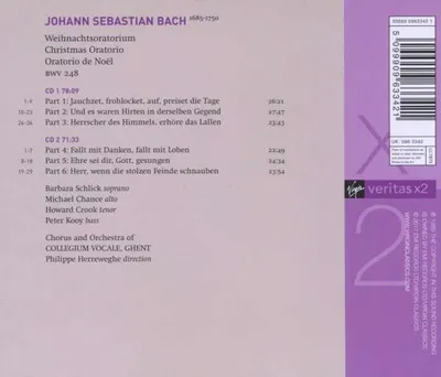 Immagine prodotto di Oratorio di Natale BWV 248