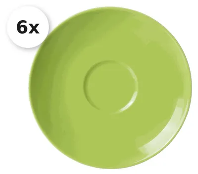 Produktbild von 6er Untertasse Doppio grün