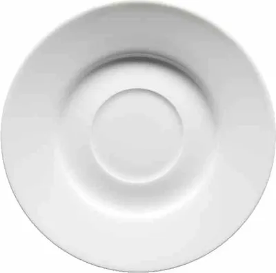 Image de Mäser 547-011 Modesta Soucoupe à café Ø 15,5 cm, porcelaine, blanc (1 pièce)