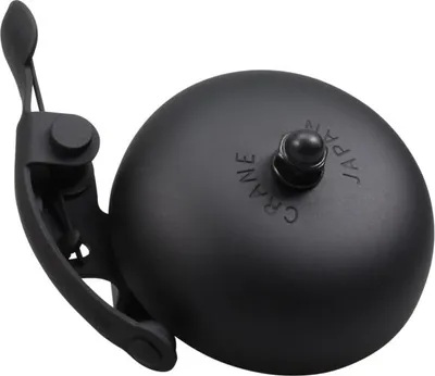 Produktbild von Fahrradklingel Crane Bell Co. Suzu Bell, All Black, Retro Look, Ø 55mm
