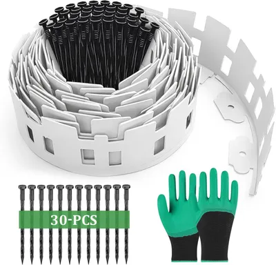 Obrázok produktu pre Záhradný obrubník 10 m, výška 10 cm, plast, flexibilný, pre záhony
