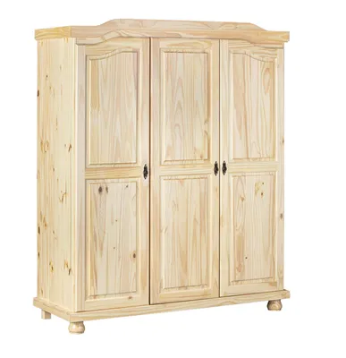 Image de Armoire de ferme 'Bern' 3-portes pin incolore endbe - Armoire de ferme 'Bern' 3-portes pin incolore endbe