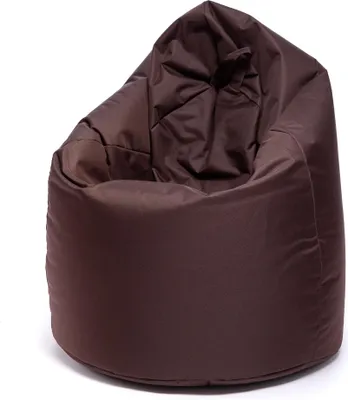 Produktbild von Ecopuf, Sako Pouf Sessel Outdoor, Sitzsack Kinder, XL, Dunkelbraun Nc15