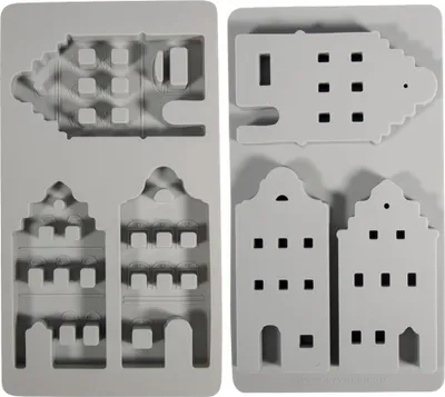 Zdjęcie produktu dla Rayher Silikonowa forma do odlewania Nordic Houses 300 ml do betonu i gipsu