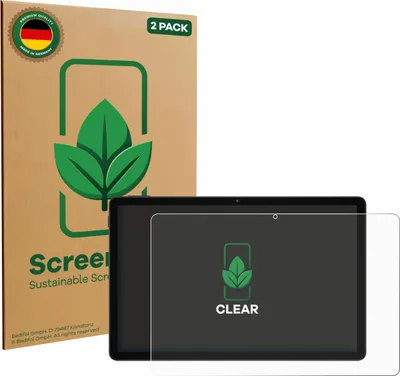 Produktbild von 2x ScreenLeaf Schutzfolie für Doogee Tab A9 Pro+ nachhaltiger Displayschutz Display Schutz Folie Klar Transparent