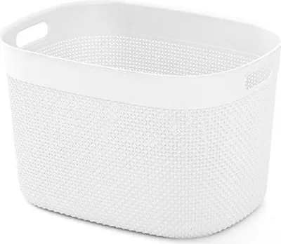 Produktbild von Wäschekorb XL 44 x 33 x H27 cm Weiß - Filo - Curver