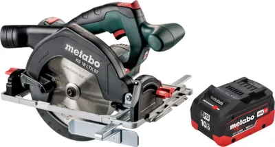 Produktbild von Metabo KS 18 LTX 57 Akku Handkreissäge 18 V 165 mm + 1x LiHD Akku 10,0 Ah - ohne Ladegerät